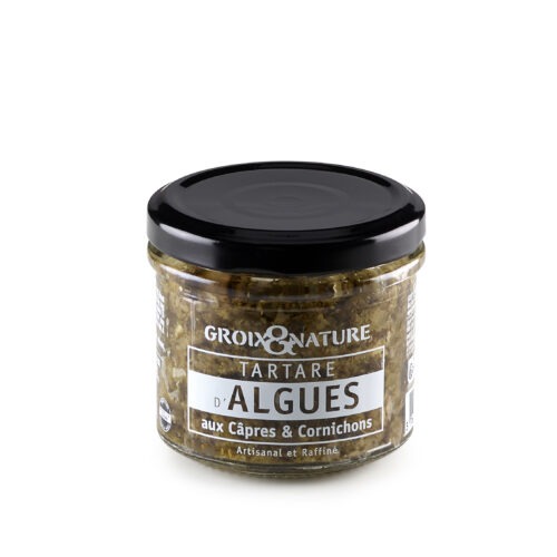 Tartare d'algues aux câpres et cornichons