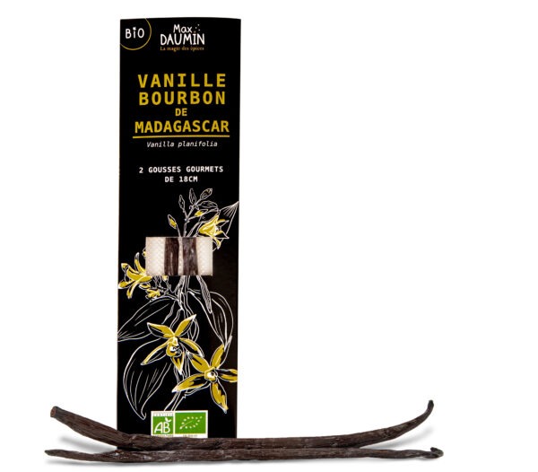 2 Gousses Vanille Bourbon Madagascar