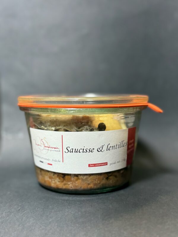 Feinkost Fertiggerichte - Saucisses & lentilles