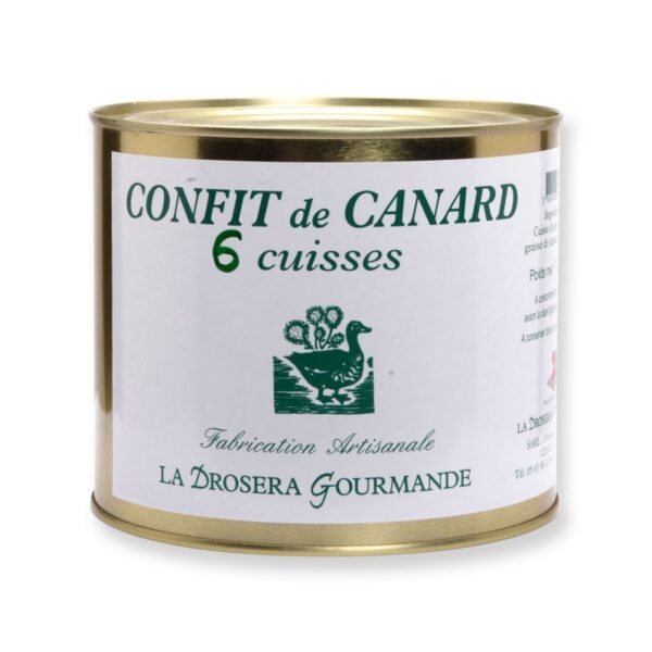 Confit de canard 6 cuisses, 1900g