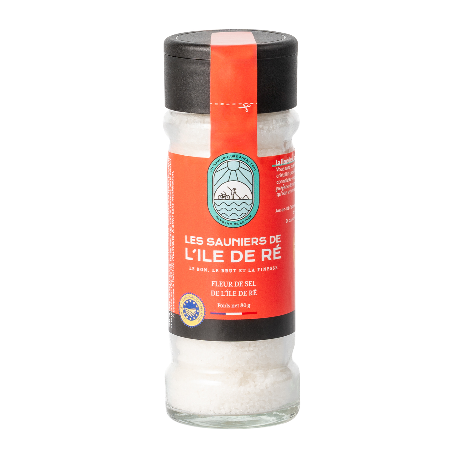 Fleur de sel - Moulin en verre 80g