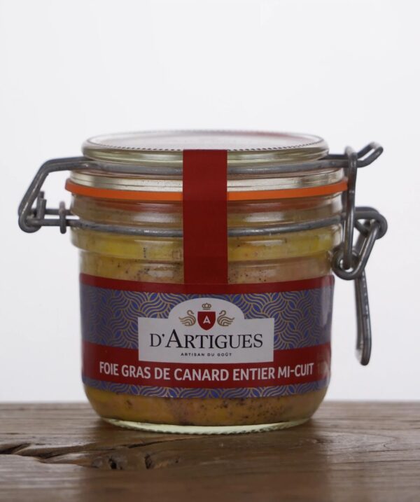 artigues-foie-gras-ente Foie Gras de Canard Mi-Cuit Entier