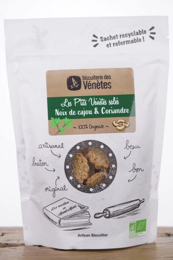 Biscuits Salés Noix de Cajou et Coriandre