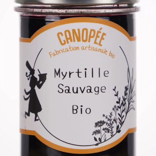 canopee-blaubeermarmelade-myrtille Confiture de Myrtilles Sauvages