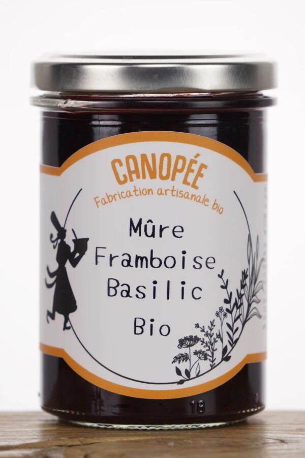 canopee-brombeer-himbeer-marmelade Confiture Mûre, Framboise et Basilic