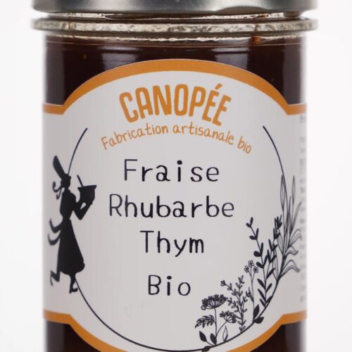 Marmelade Fraise, Rhubarbe et Thym