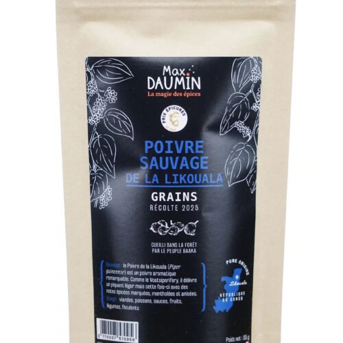 Poivre Sauvage de Likouala en Grains
