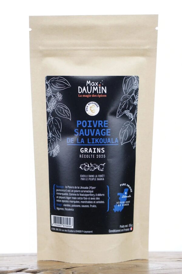 Poivre Sauvage de Likouala en Grains