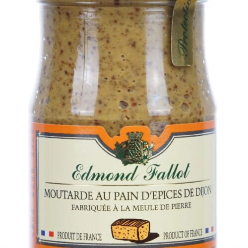 dijonsenf-lebkuchen-fallot Moutarde au pain d'épices de Dijon