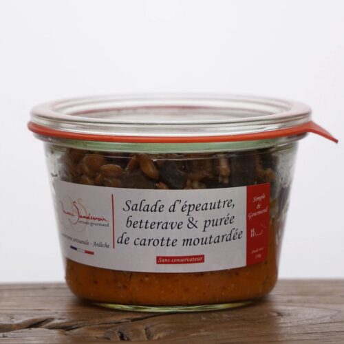 Salade d'Épeautre Betterave & Carotte Moutardée