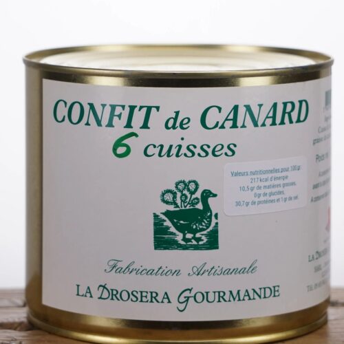 drosera-gourmande-entenkonfit-keulen Confit de Canard – 6 Cuisses