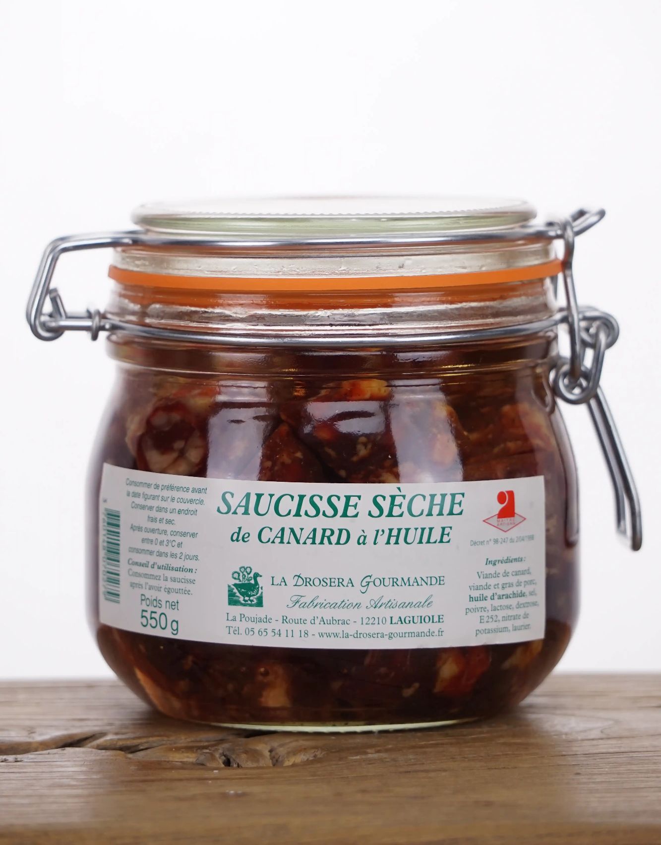 Saucisson Sec de Canard