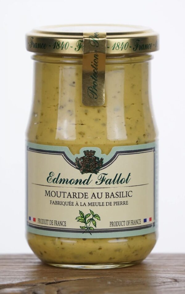 edmond-fallot-dijonsenf-basilikum Moutarde au Basilic