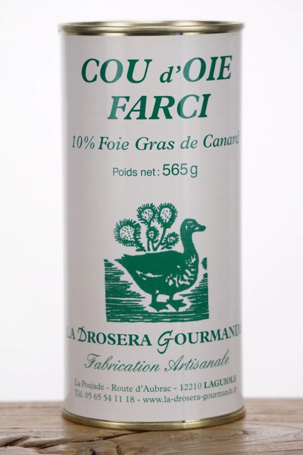 entenhals-foie-gras-gefuellt Cou d'oie farci