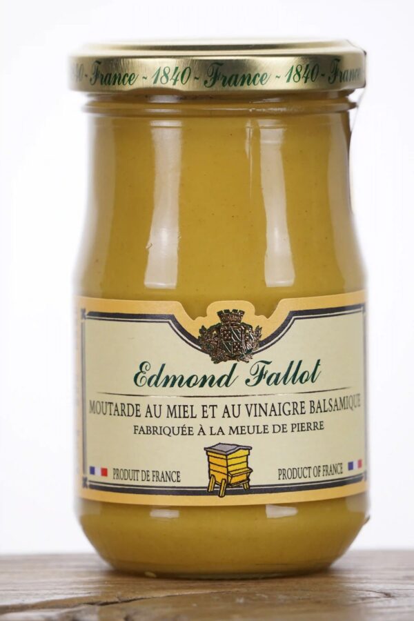 Moutarde au miel et au vinaigre balsamique