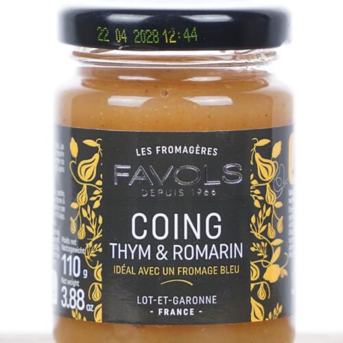 Chutney Coing, Thym et Romarin