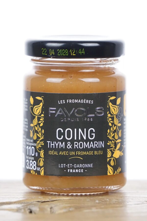 Chutney Coing, Thym et Romarin
