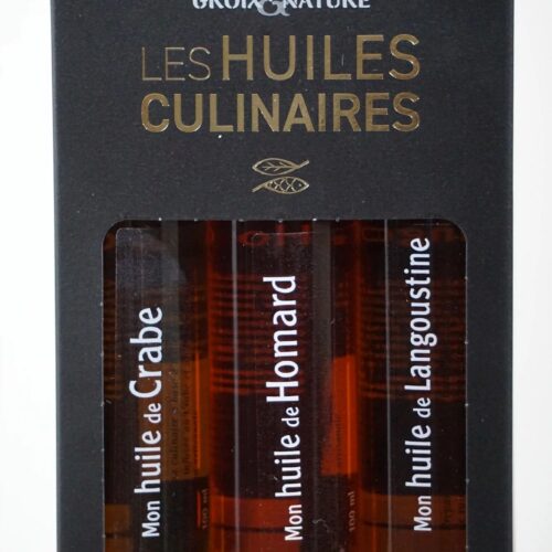 Coffret 3 Huiles de Crustacés