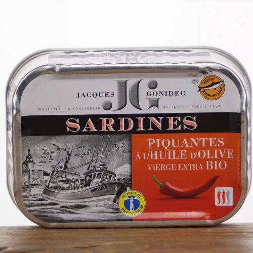 Sardines Piquantes à l'Huile d'Olive Vierge Extra