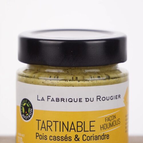 Tartinable Façon Houmous Pois Cassés et Coriandre