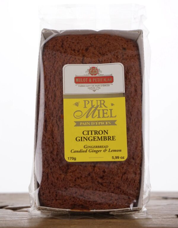Pain d'Épices au Miel : Citron & Gingembre
