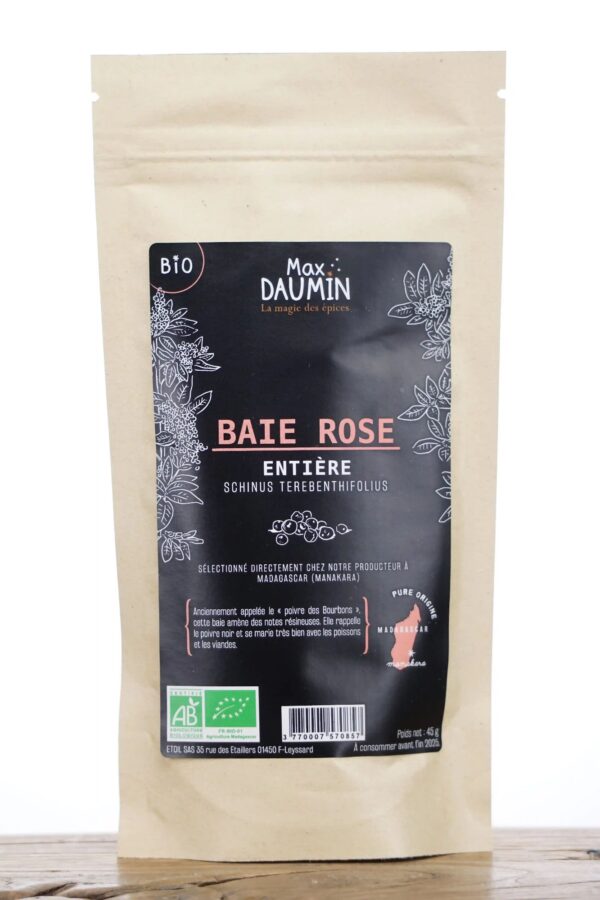 Baies Roses Entières de Madagascar