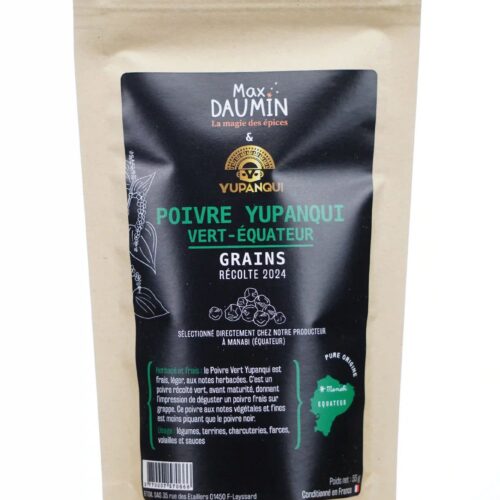 max-daumin-yupanqui-pfeffer Poivre Yupanqui Vert de l'Équateur (Récolte 2024)