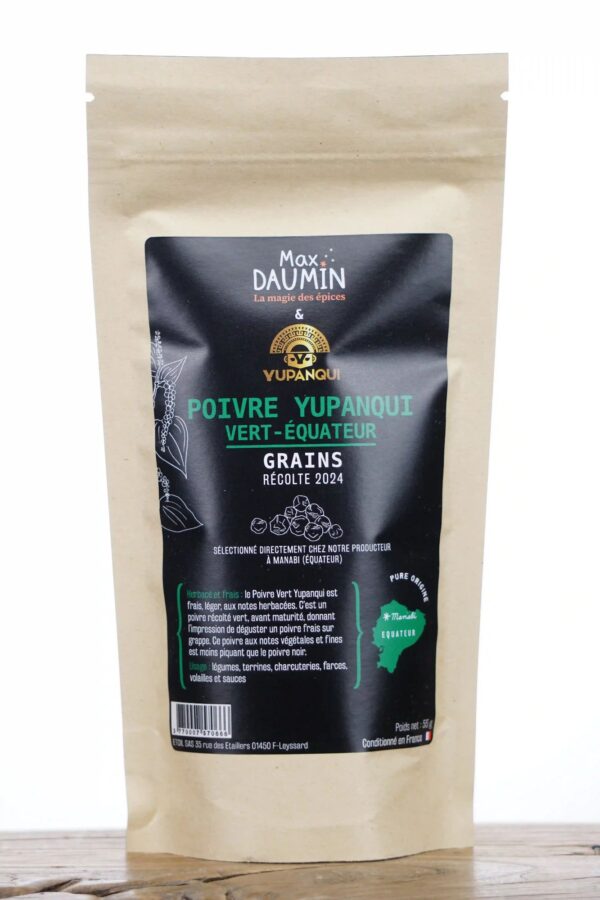 max-daumin-yupanqui-pfeffer Poivre Yupanqui Vert de l'Équateur (Récolte 2024)
