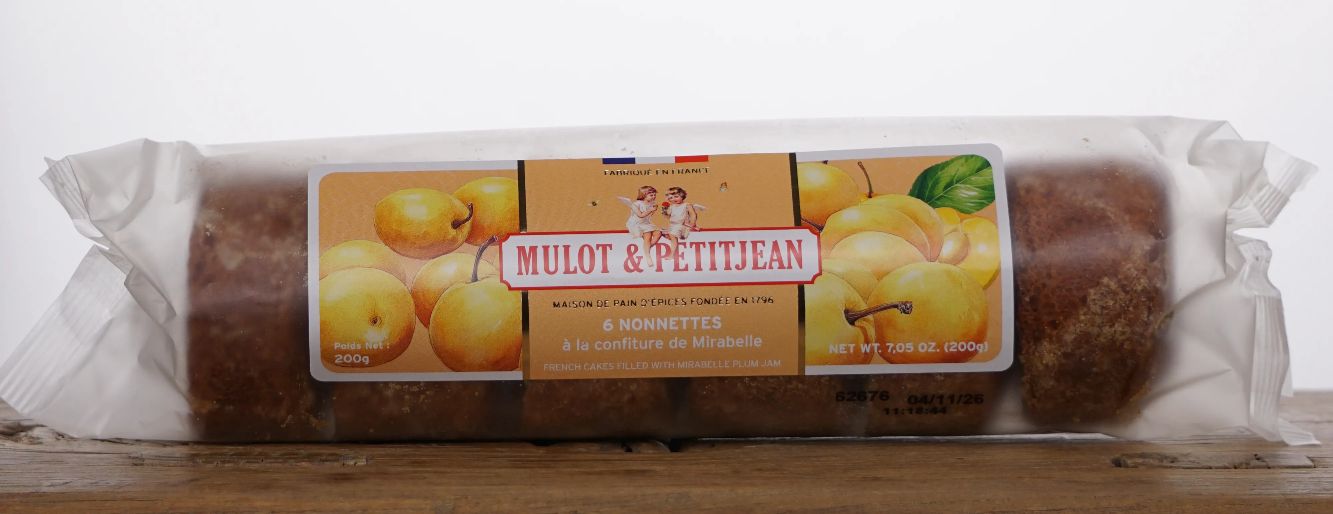 mulot-petitjean-nonnette-mirabelle Nonnettes de Dijon à la Confiture de Mirabelles
