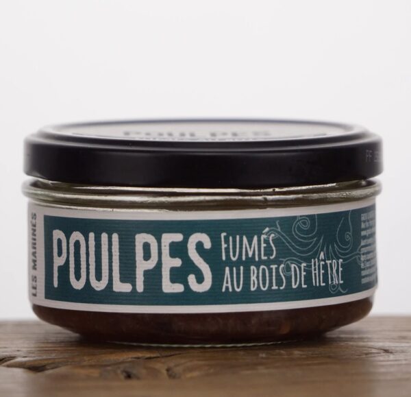 Poulpe fumé au bois de hêtre