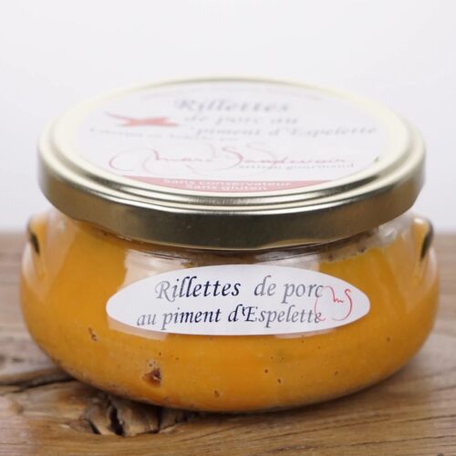 Rillettes de porc au piment d'Espelette