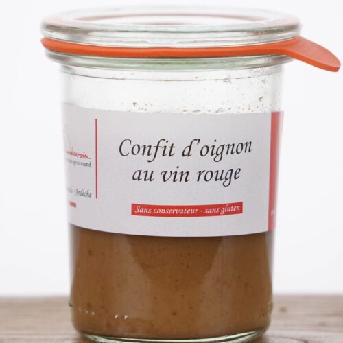 Confit d'oignon au vin rouge