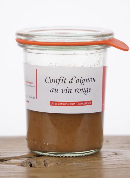 Confit d'oignon au vin rouge
