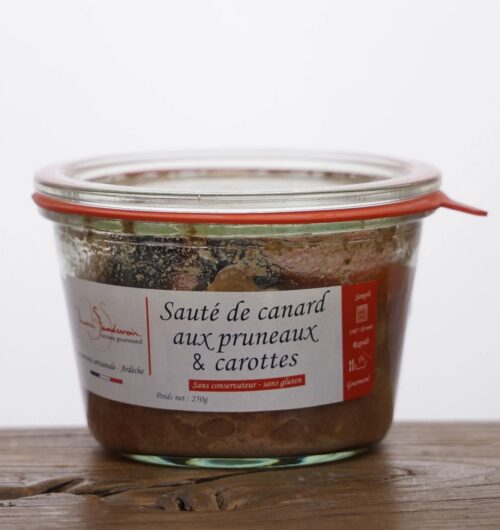 Sauté de Canard aux Pruneaux et Carottes