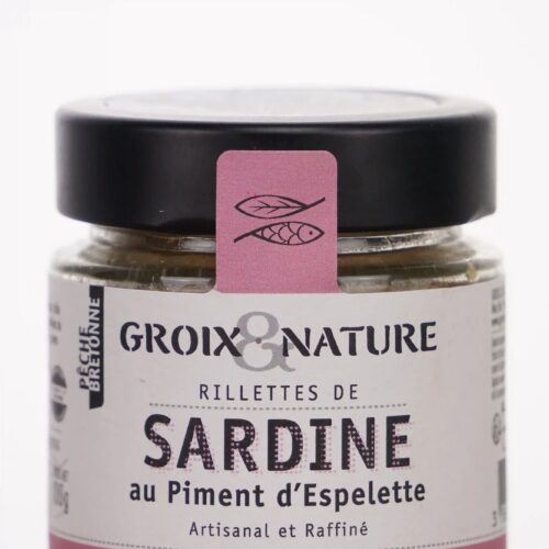 Rillettes de sardine au piment d'Espelette