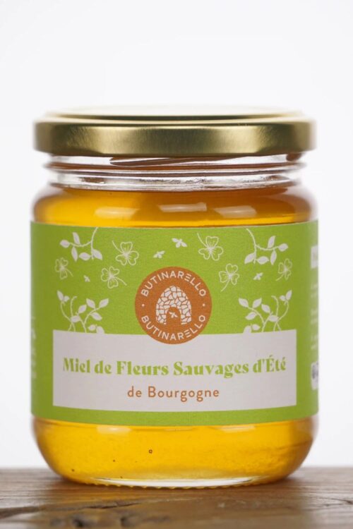 sommerbluetenhonig-burgund-wildbluetenhonig Miel de Fleurs Sauvages d'Été de Bourgogne