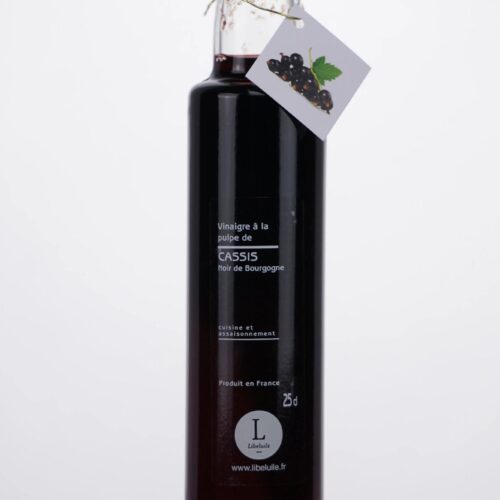 Vinaigre à la Pulpe de Cassis Noir