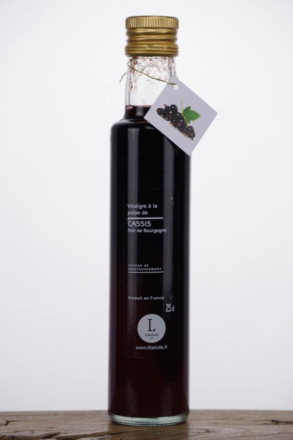 Vinaigre à la Pulpe de Cassis Noir