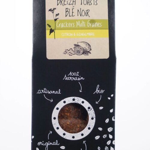 toast-zitrone-ingwer-venetes Crackers Toastés Blé Noir Citron et Gingembre