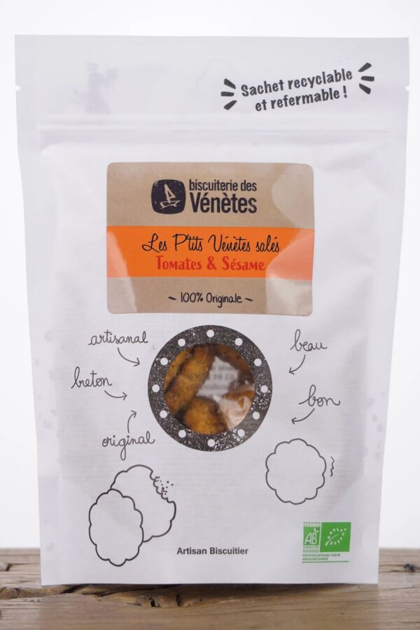 Biscuits Salés Tomates et Sésame