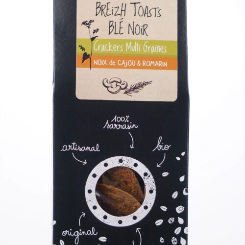 venetes-toast-cashew-rosmarin Crackers Toastés Blé Noir Cajou & Romarin