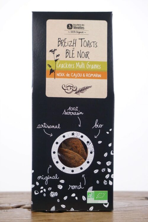 Crackers Toastés Blé Noir Cajou & Romarin